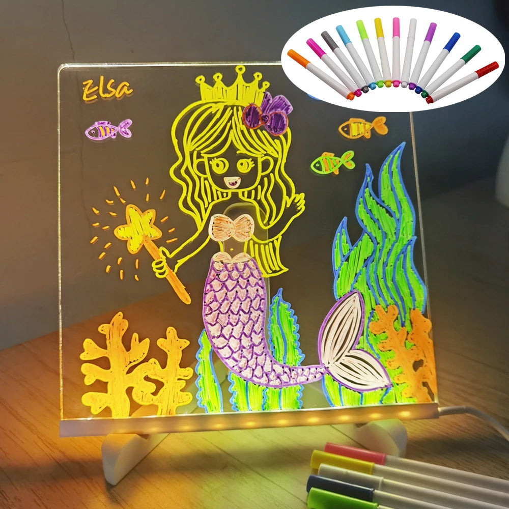 Pizarrón LED personalizable ✨
