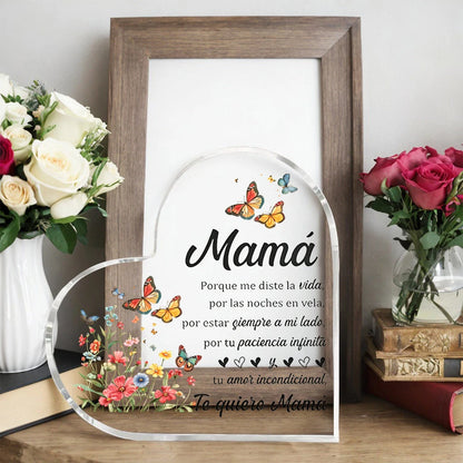Corazón de cristal para mamá✨