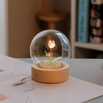 Esfera LED de tulipanes🌷
