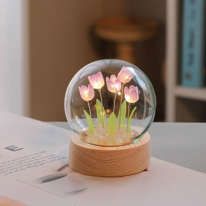 Esfera LED de tulipanes🌷