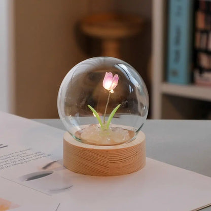 Esfera LED de tulipanes🌷
