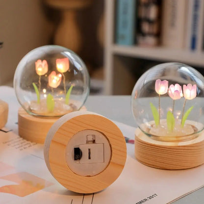 Esfera LED de tulipanes🌷