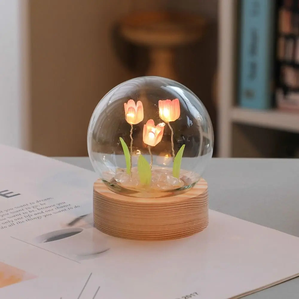 Esfera LED de tulipanes🌷
