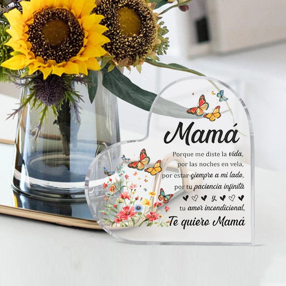 Corazón de cristal para mamá✨