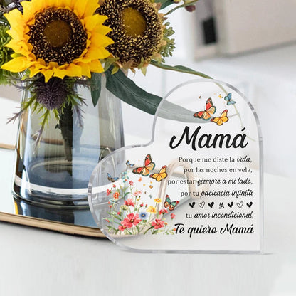 Corazón de cristal para mamá✨