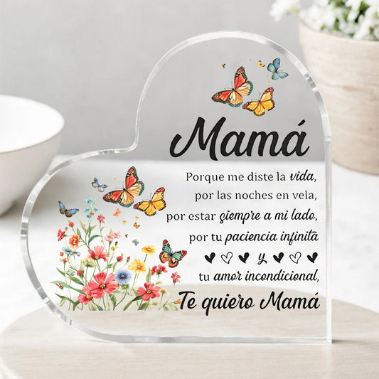 Corazón de cristal para mamá✨