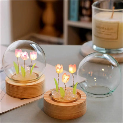 Esfera LED de tulipanes🌷