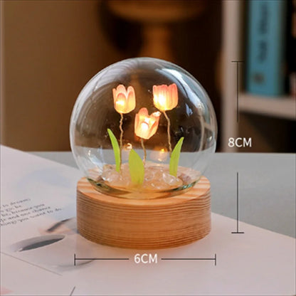Esfera LED de tulipanes🌷