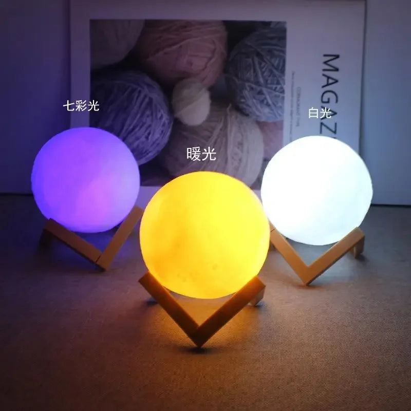 Lámpara decorativa lunar 🌕