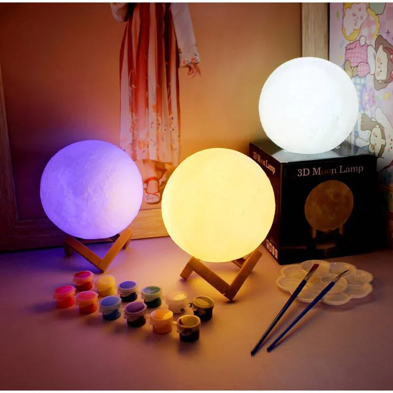 Lámpara decorativa lunar 🌕