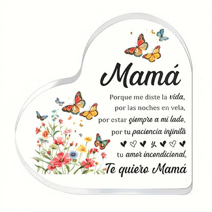 Corazón de cristal para mamá✨