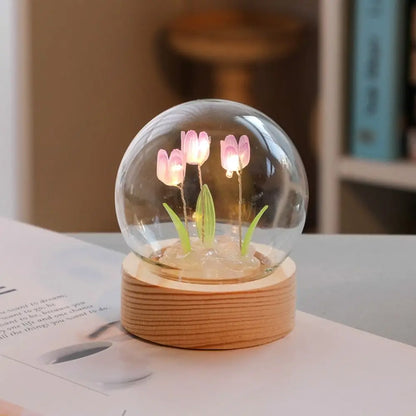 Esfera LED de tulipanes🌷